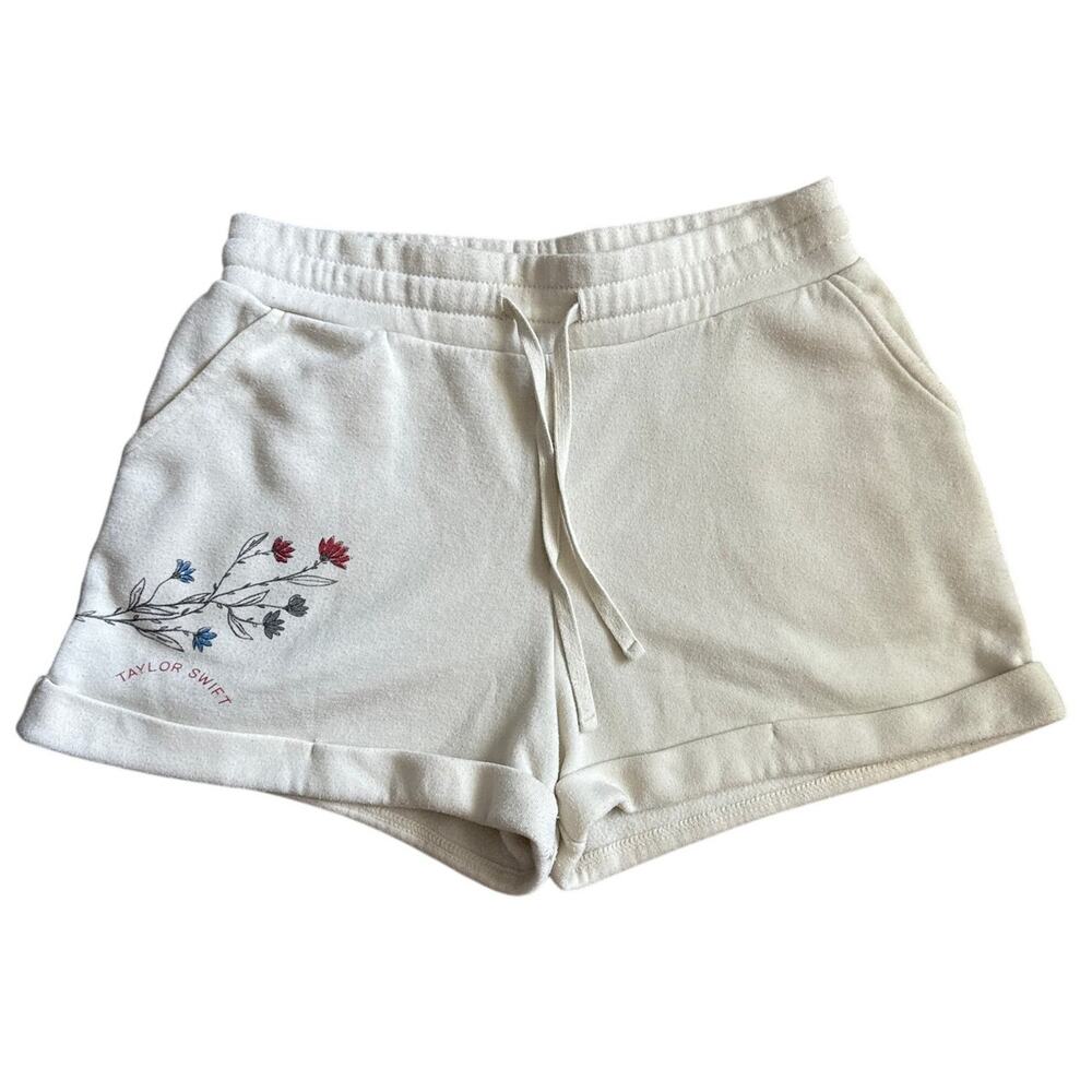 Taylor Swift “Loving Him Was Red” Official Lounge Drawstring Shorts Size Medium